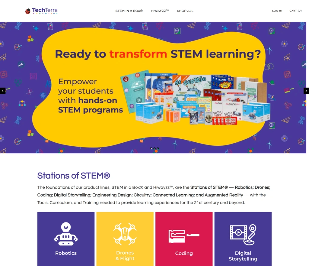 Weebly version of the Education website moved to WordPress